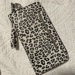 Leopard print wallet